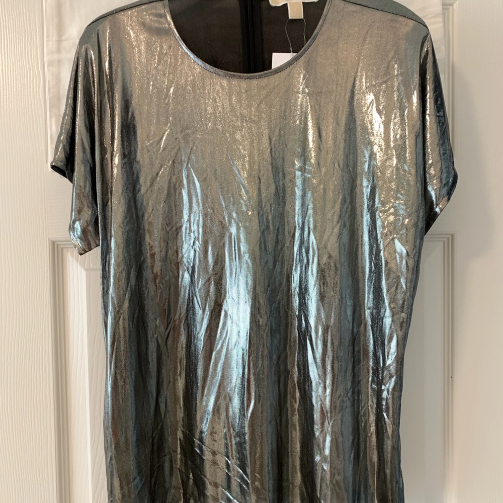 Michael Kors Silver Graphic Short Sleeve T-Shirt